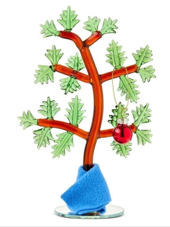 Ruz. Other - Snoopy Glass Tabletop Tree, 3 Pieces, Brown, by Ruz